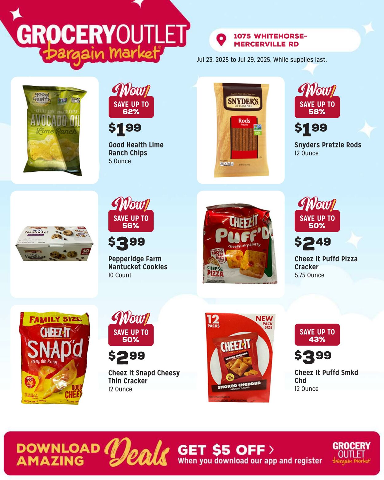 Weekly ad Grocery Outlet 07/23/2025 - 07/29/2025