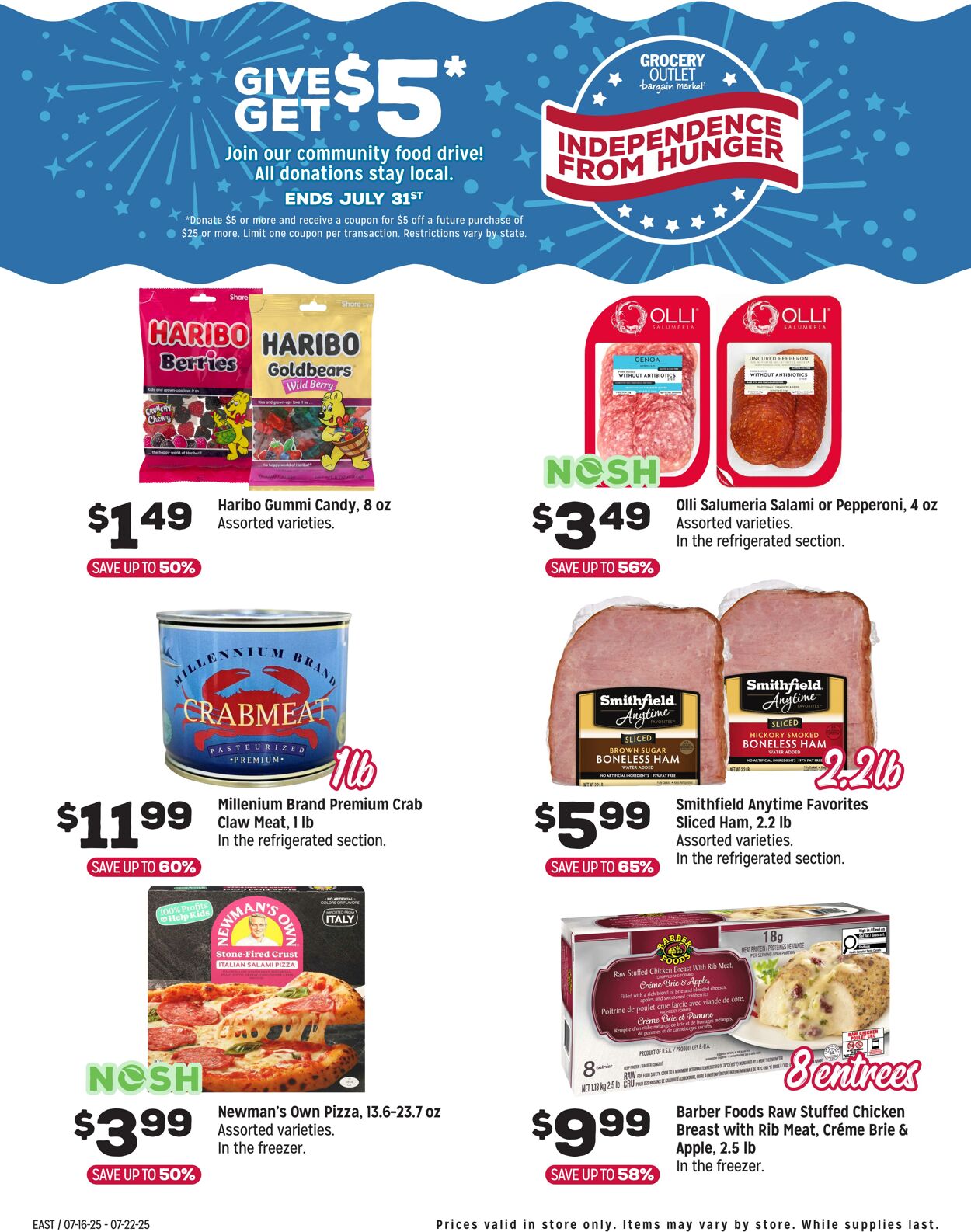 Weekly ad Grocery Outlet 07/16/2025 - 07/22/2025