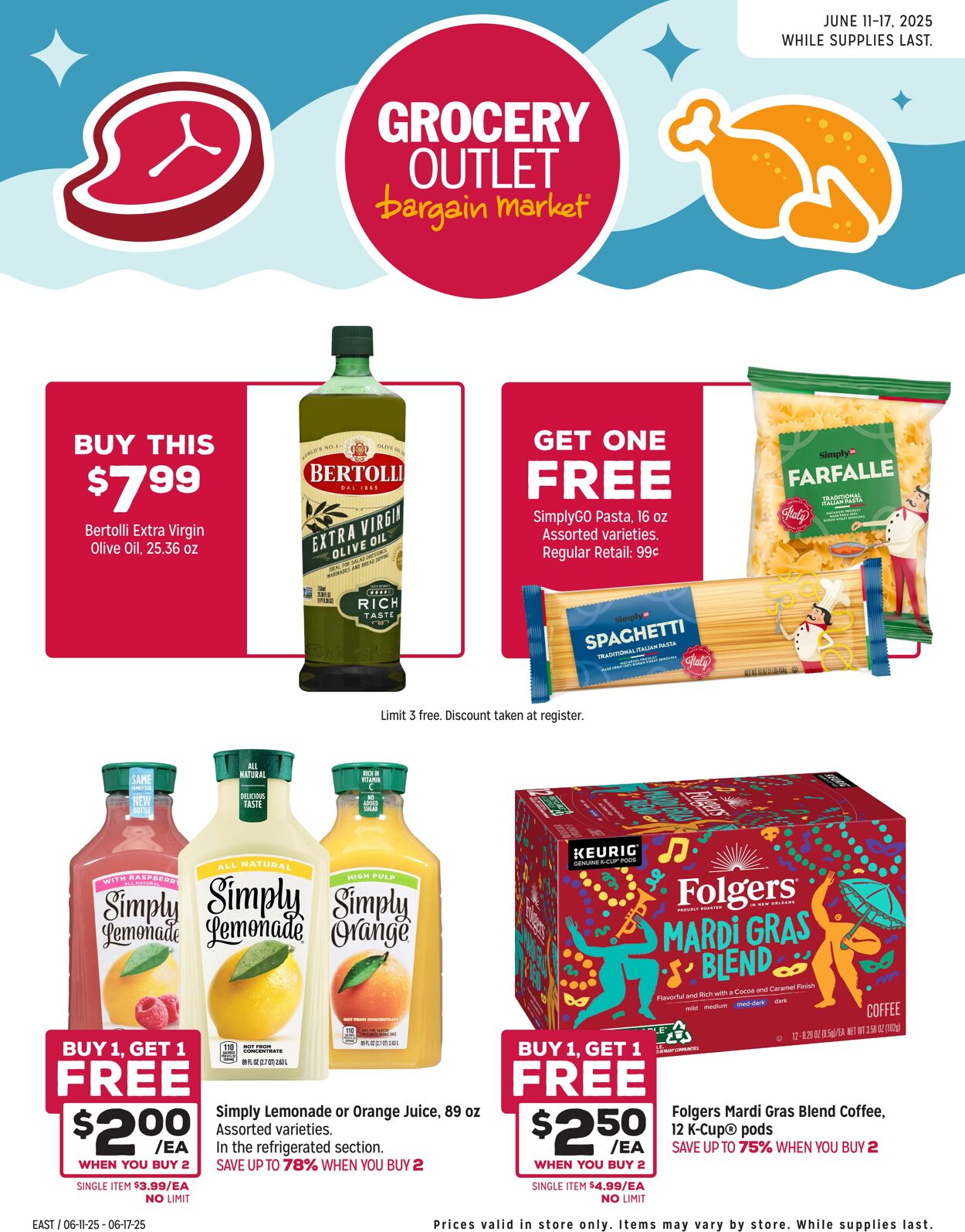 Weekly ad Grocery Outlet 06/11/2025 - 06/17/2025