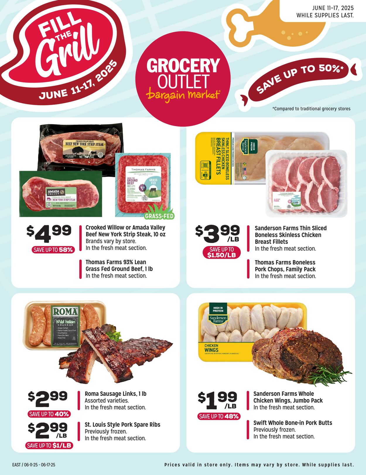 Weekly ad Grocery Outlet 06/11/2025 - 06/17/2025