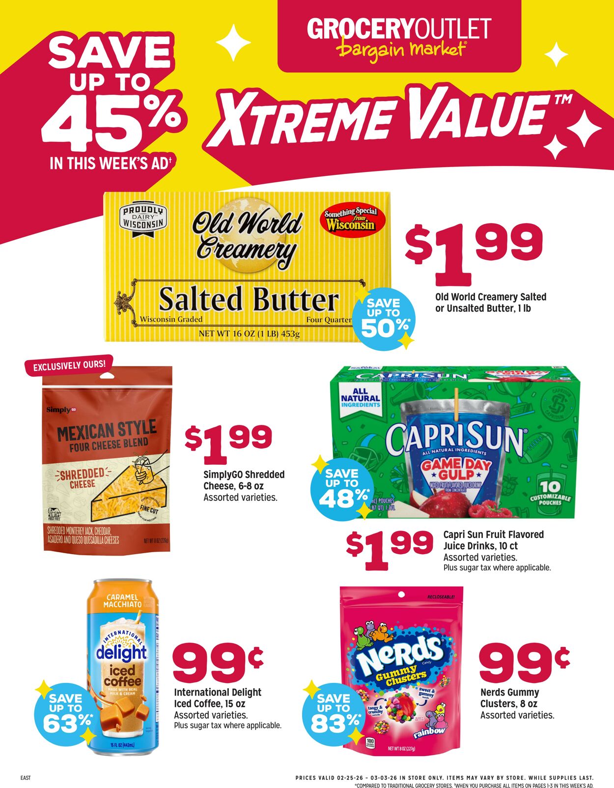 Weekly ad Grocery Outlet 02/25/2026 - 03/03/2026