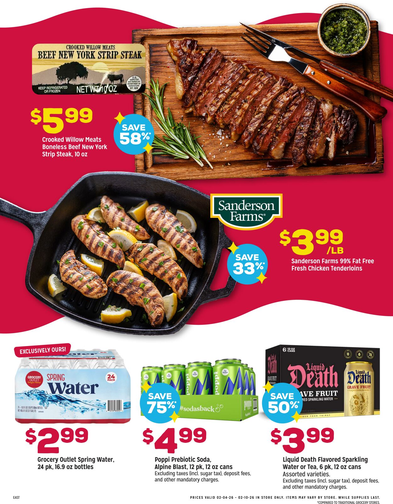 Weekly ad Grocery Outlet 02/04/2026 - 02/10/2026