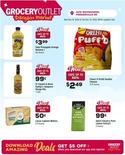 Weekly ad Grocery Outlet 12/18/2024 - 12/25/2024