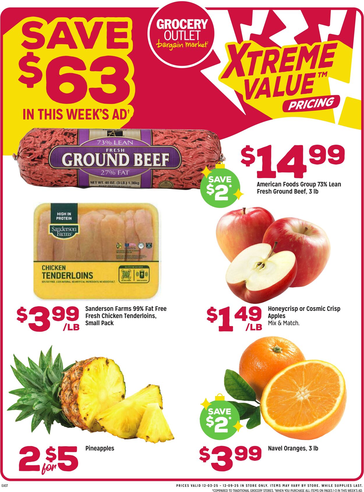 Weekly ad Grocery Outlet 12/03/2025 - 12/09/2025