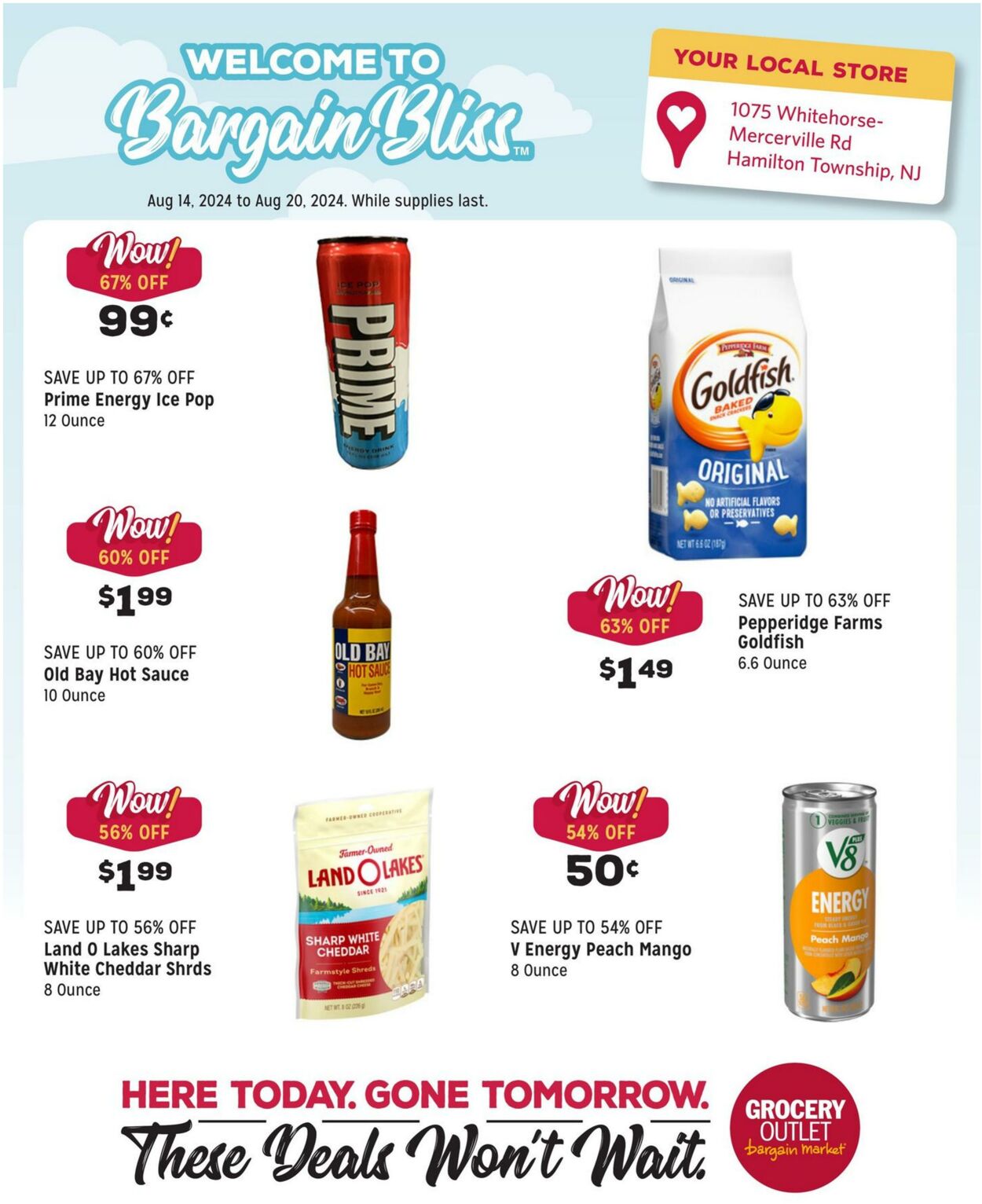 Weekly ad Grocery Outlet 08/14/2024 - 08/20/2024