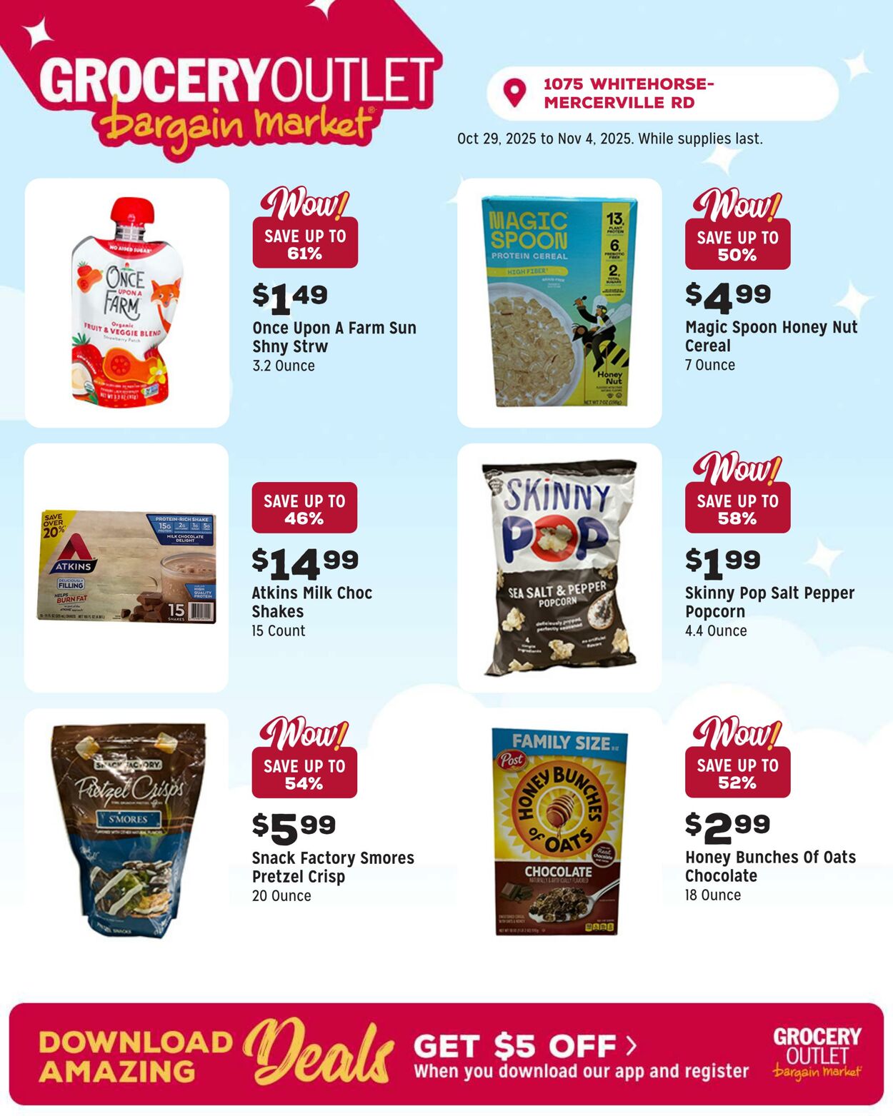 Weekly ad Grocery Outlet 10/29/2025 - 11/04/2025