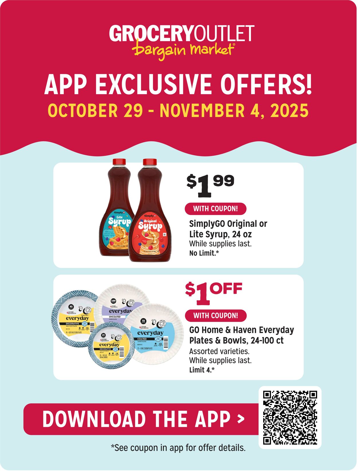 Weekly ad Grocery Outlet 10/29/2025 - 11/04/2025