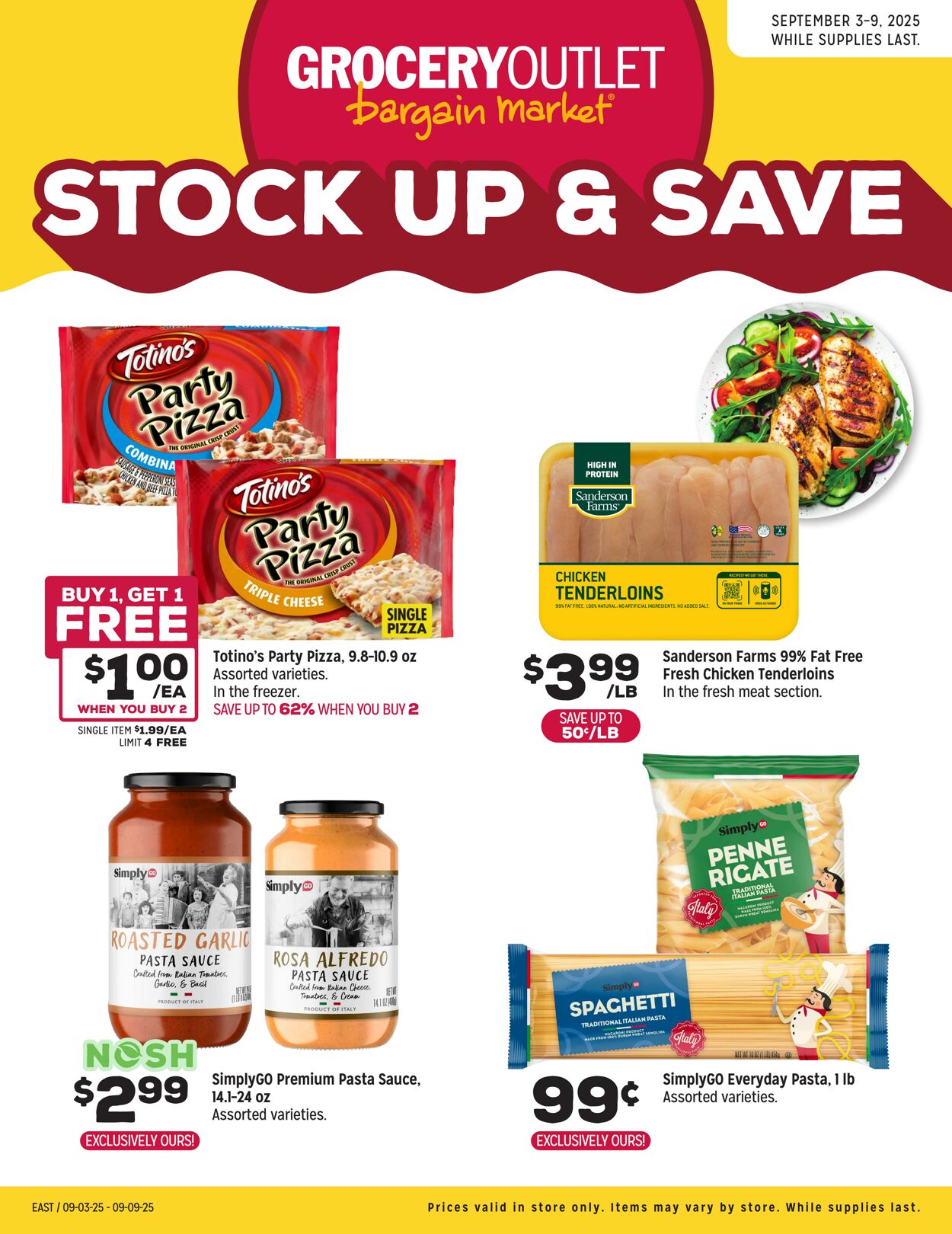 Weekly ad Grocery Outlet 09/03/2025 - 09/09/2025