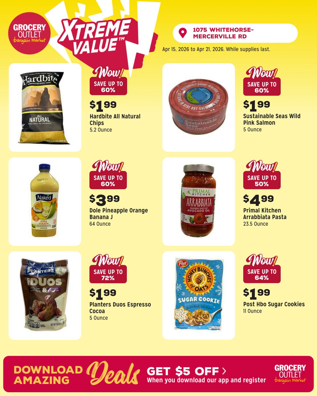 Weekly ad Grocery Outlet 04/15/2026 - 04/21/2026
