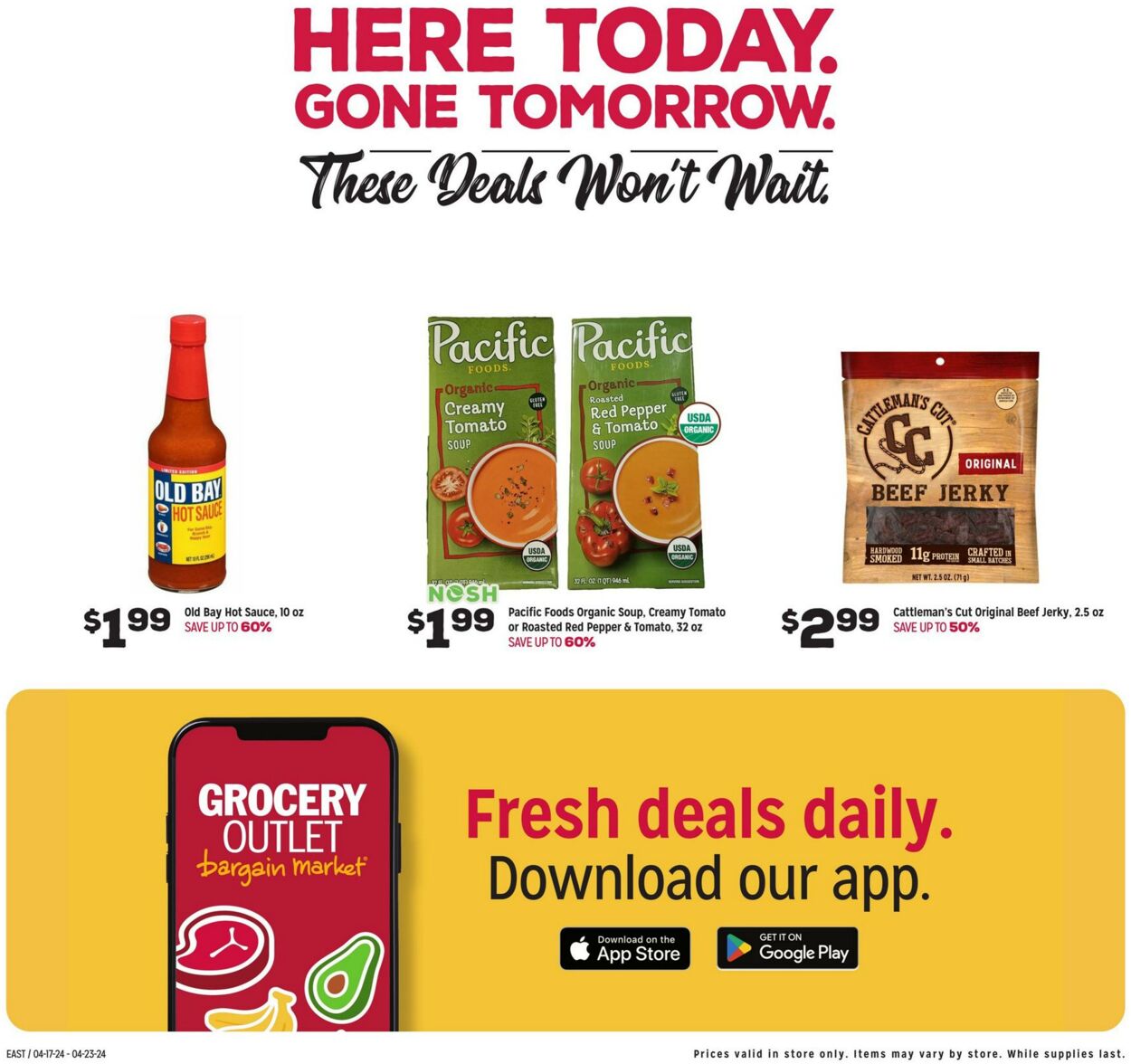 Weekly ad Grocery Outlet 04/17/2024 - 04/23/2024
