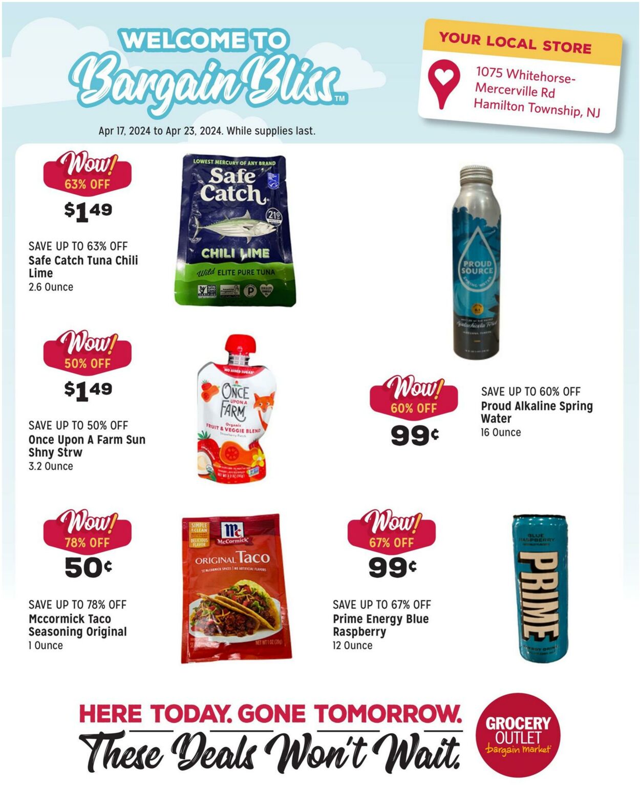 Weekly ad Grocery Outlet 04/17/2024 - 04/23/2024