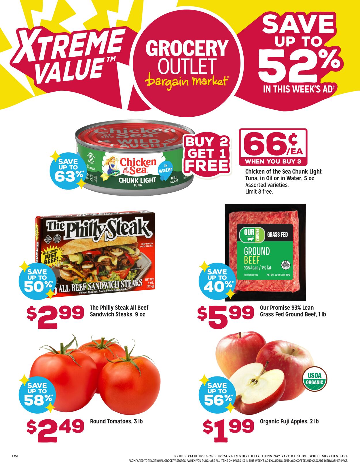 Weekly ad Grocery Outlet 02/18/2026 - 02/24/2026