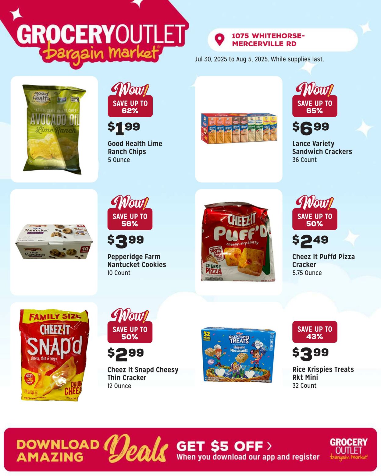Weekly ad Grocery Outlet 07/30/2025 - 08/05/2025