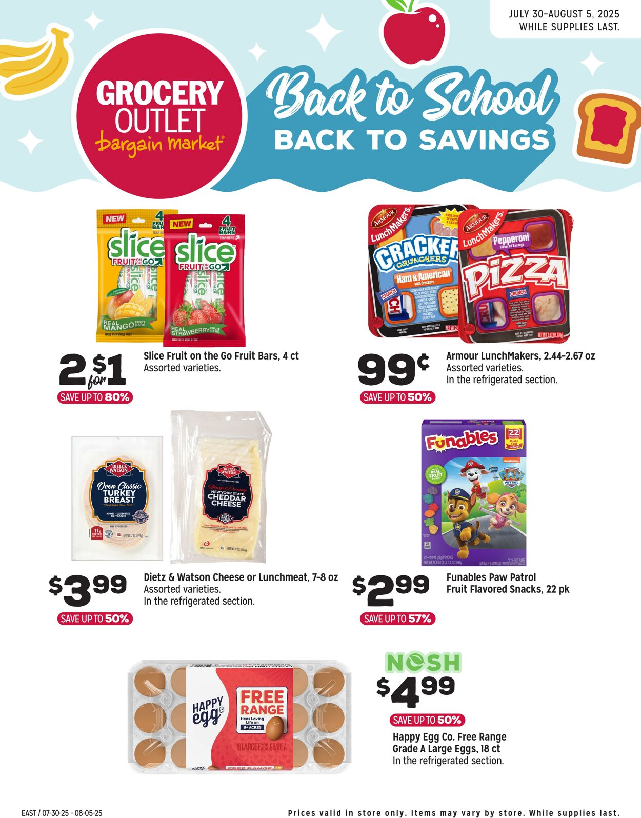 Weekly ad Grocery Outlet 07/30/2025 - 08/05/2025