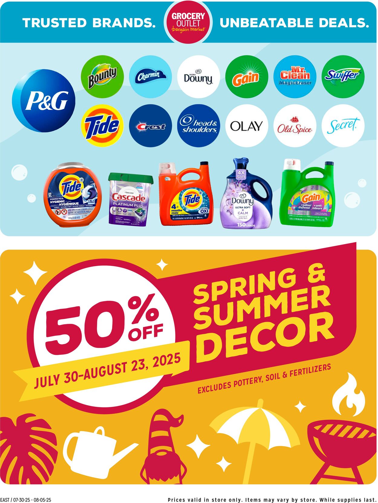 Weekly ad Grocery Outlet 07/30/2025 - 08/05/2025