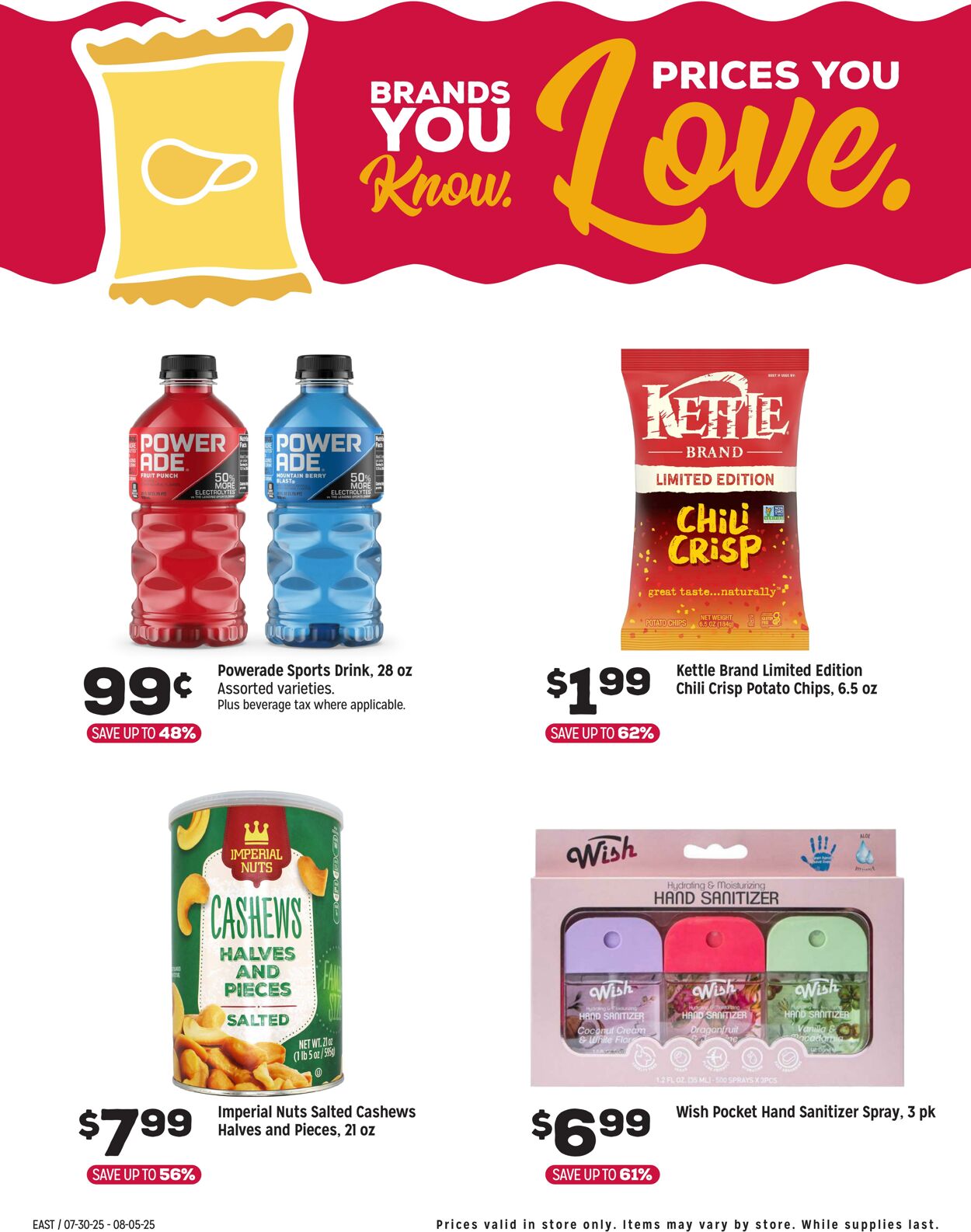 Weekly ad Grocery Outlet 07/30/2025 - 08/05/2025
