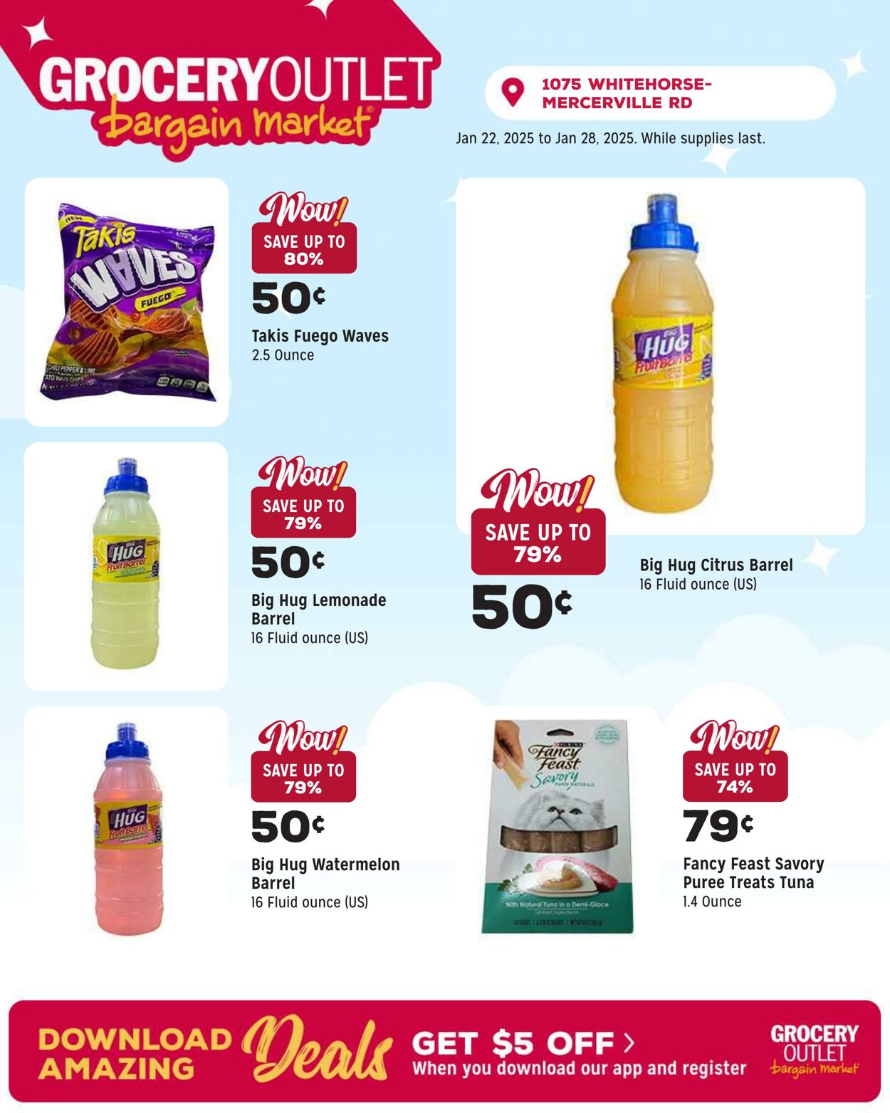 Weekly ad Grocery Outlet 01/22/2025 - 01/28/2025