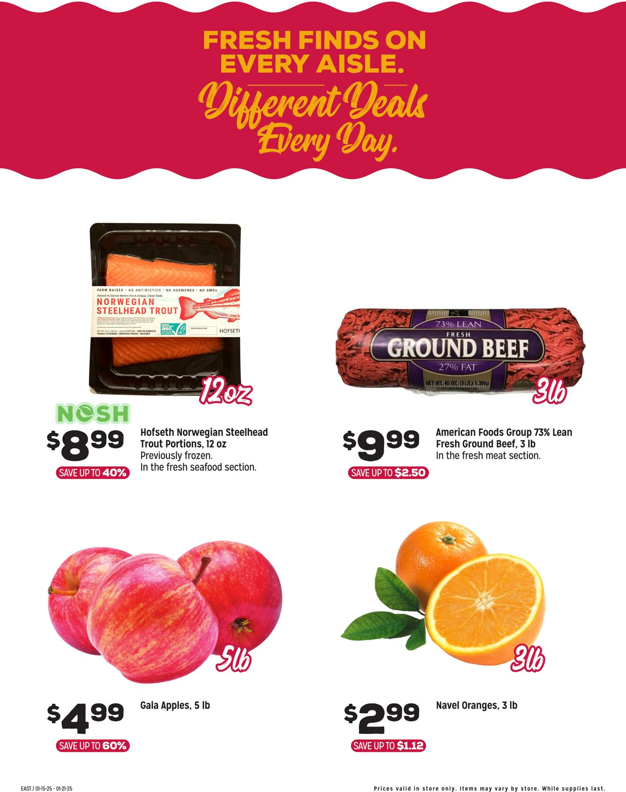 Weekly ad Grocery Outlet 01/15/2025 - 01/21/2025