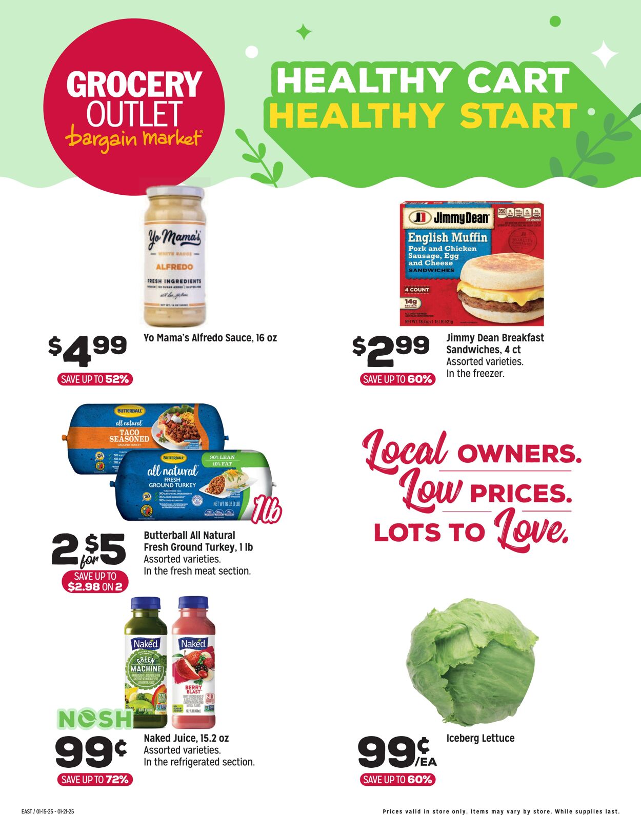 Weekly ad Grocery Outlet 01/15/2025 - 01/21/2025