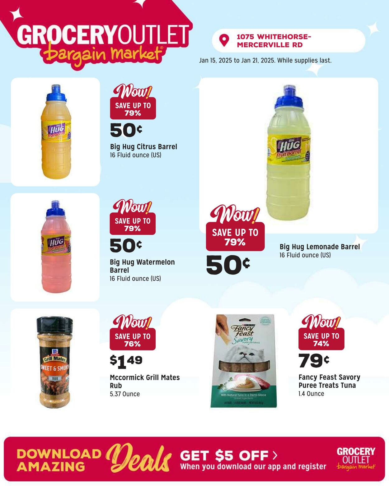 Weekly ad Grocery Outlet 01/15/2025 - 01/21/2025