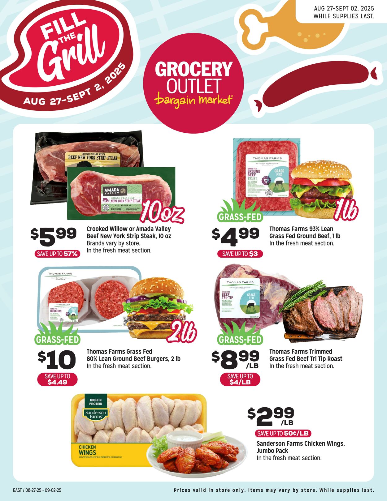 Weekly ad Grocery Outlet 08/27/2025 - 09/02/2025