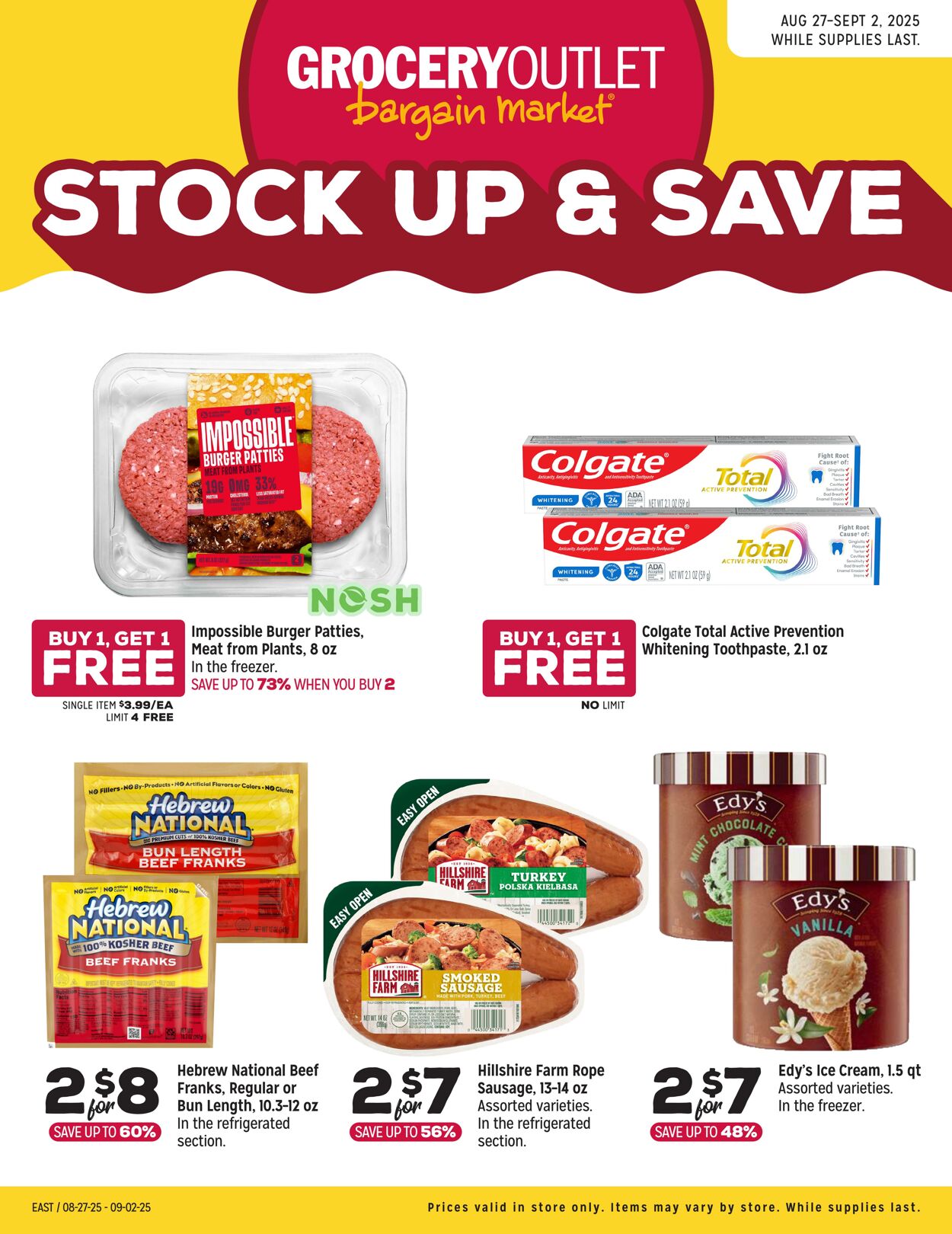 Weekly ad Grocery Outlet 08/27/2025 - 09/02/2025