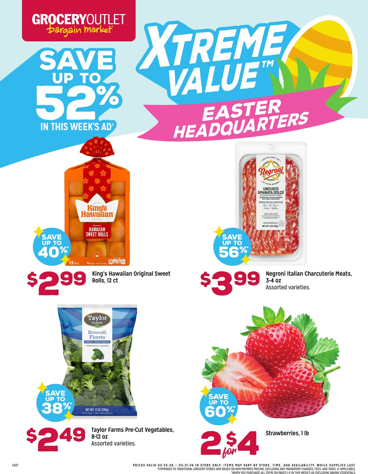 Weekly ad Grocery Outlet 03/25/2026 - 03/31/2026