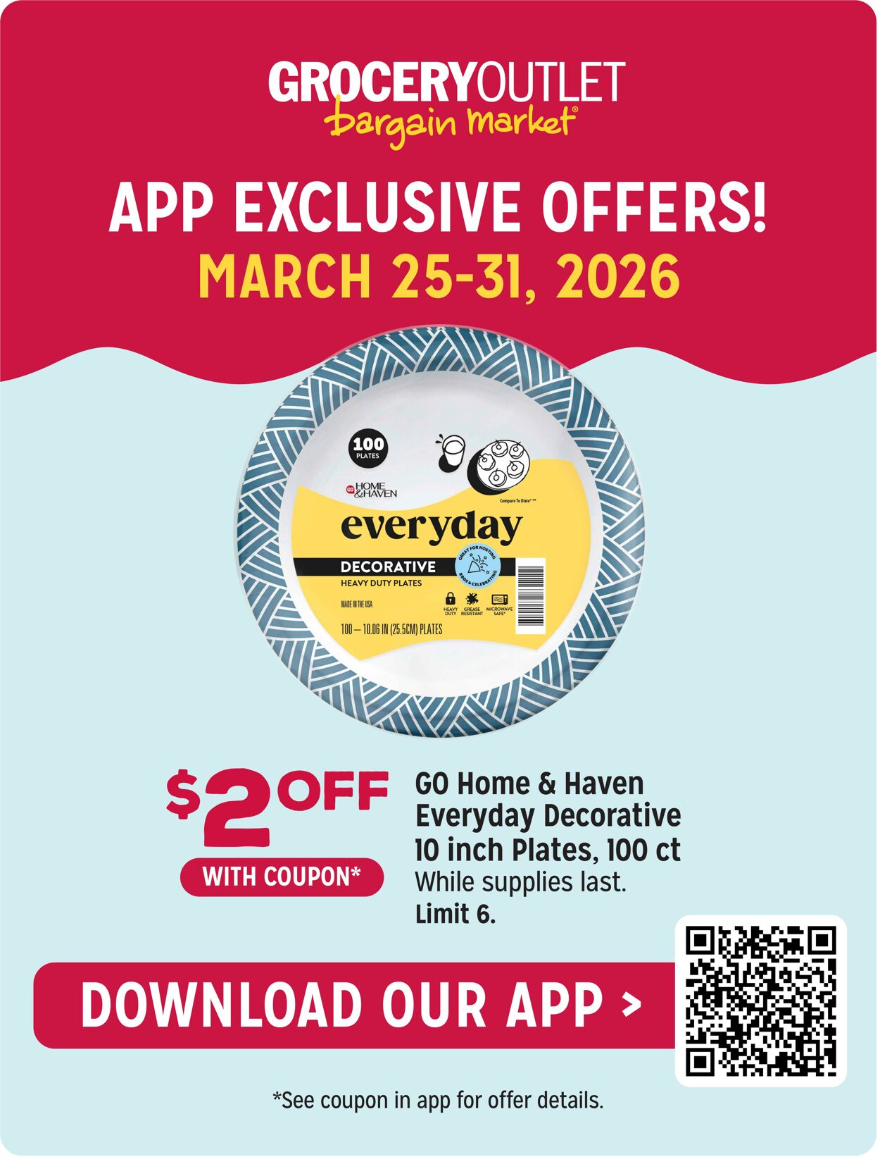 Weekly ad Grocery Outlet 03/25/2026 - 03/31/2026