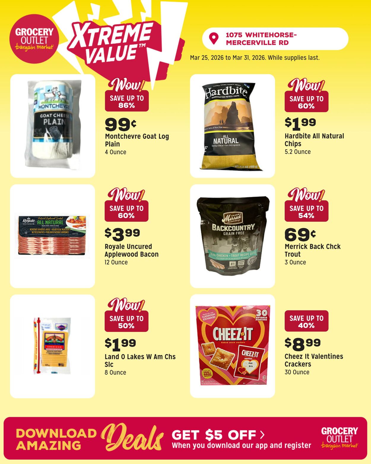 Weekly ad Grocery Outlet 03/25/2026 - 03/31/2026