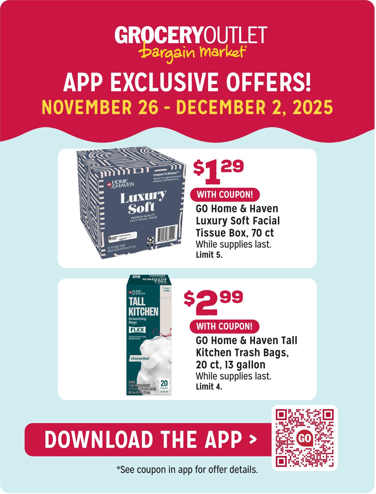 Weekly ad Grocery Outlet 11/26/2025 - 12/02/2025