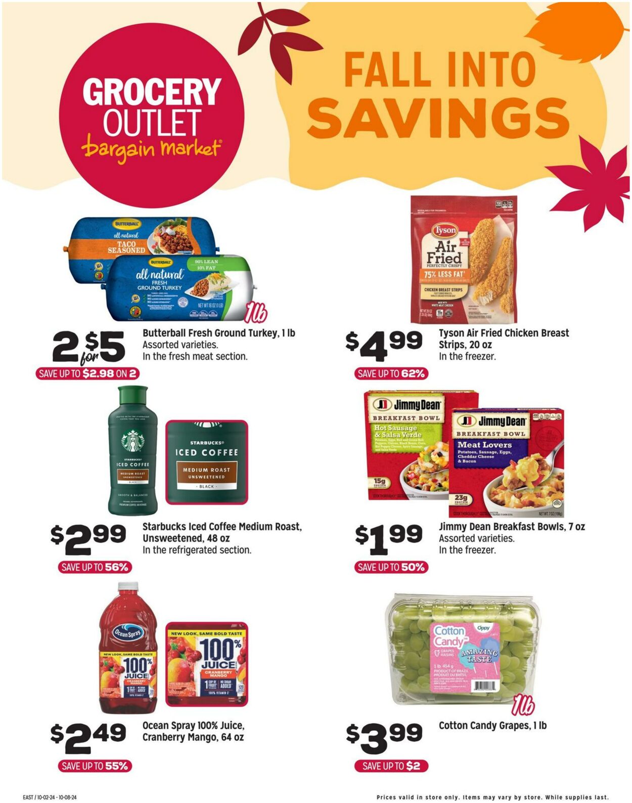 Weekly ad Grocery Outlet 10/02/2024 - 10/08/2024