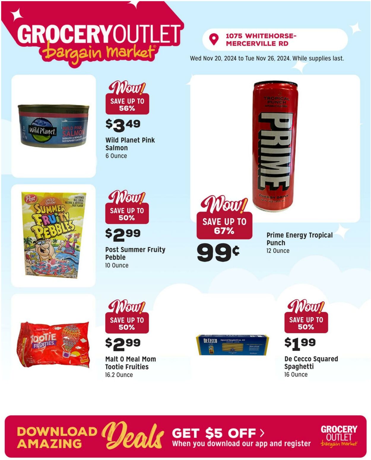 Weekly ad Grocery Outlet 11/20/2024 - 11/26/2024