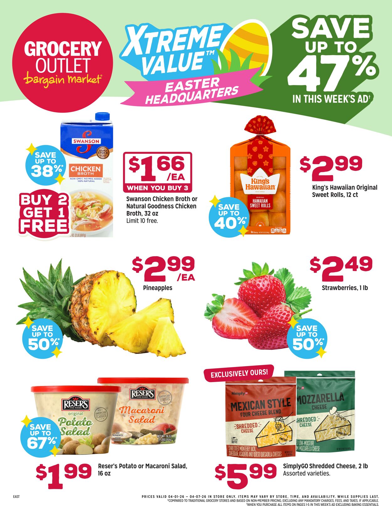 Weekly ad Grocery Outlet 04/01/2026 - 04/07/2026