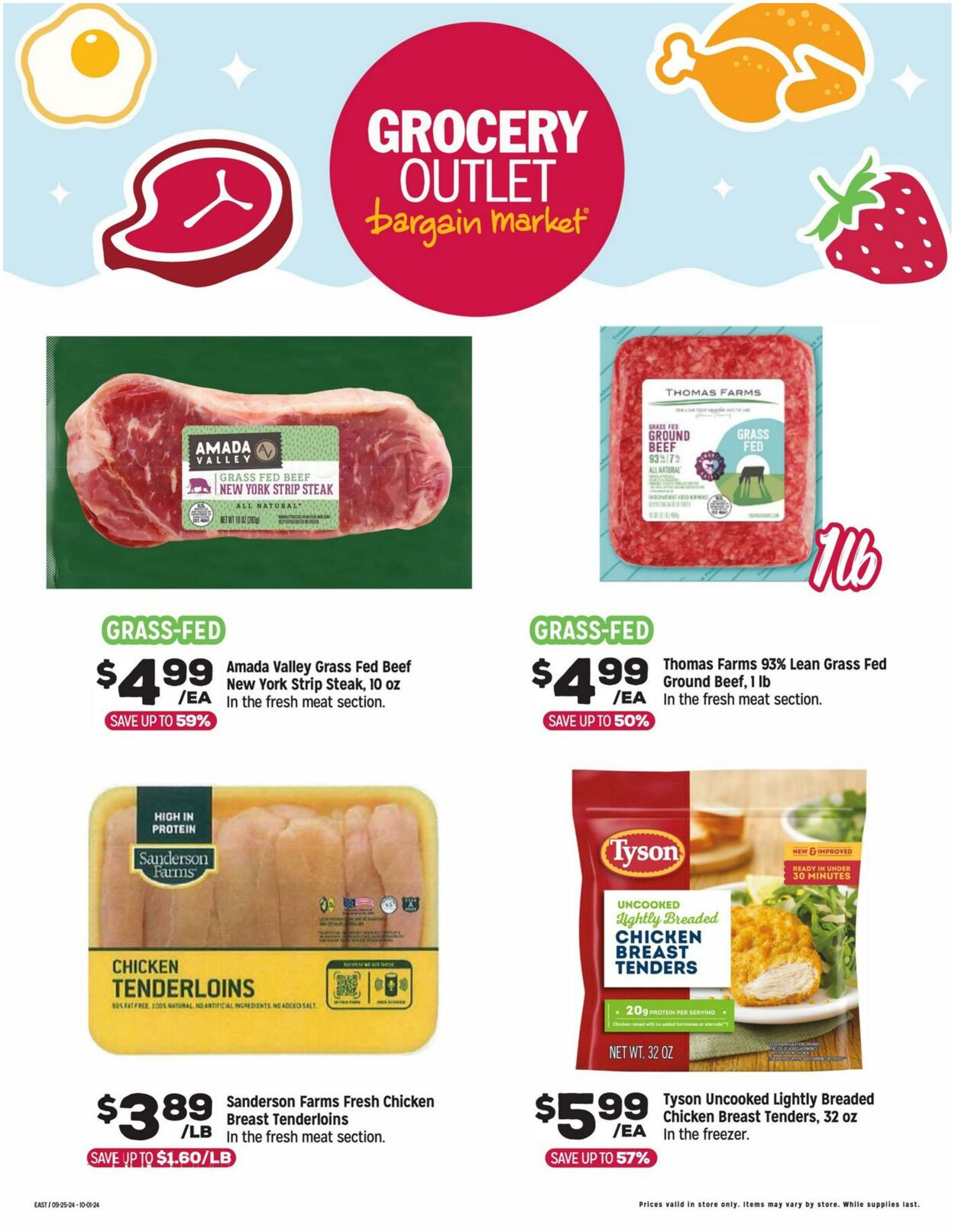 Weekly ad Grocery Outlet 09/25/2024 - 10/01/2024