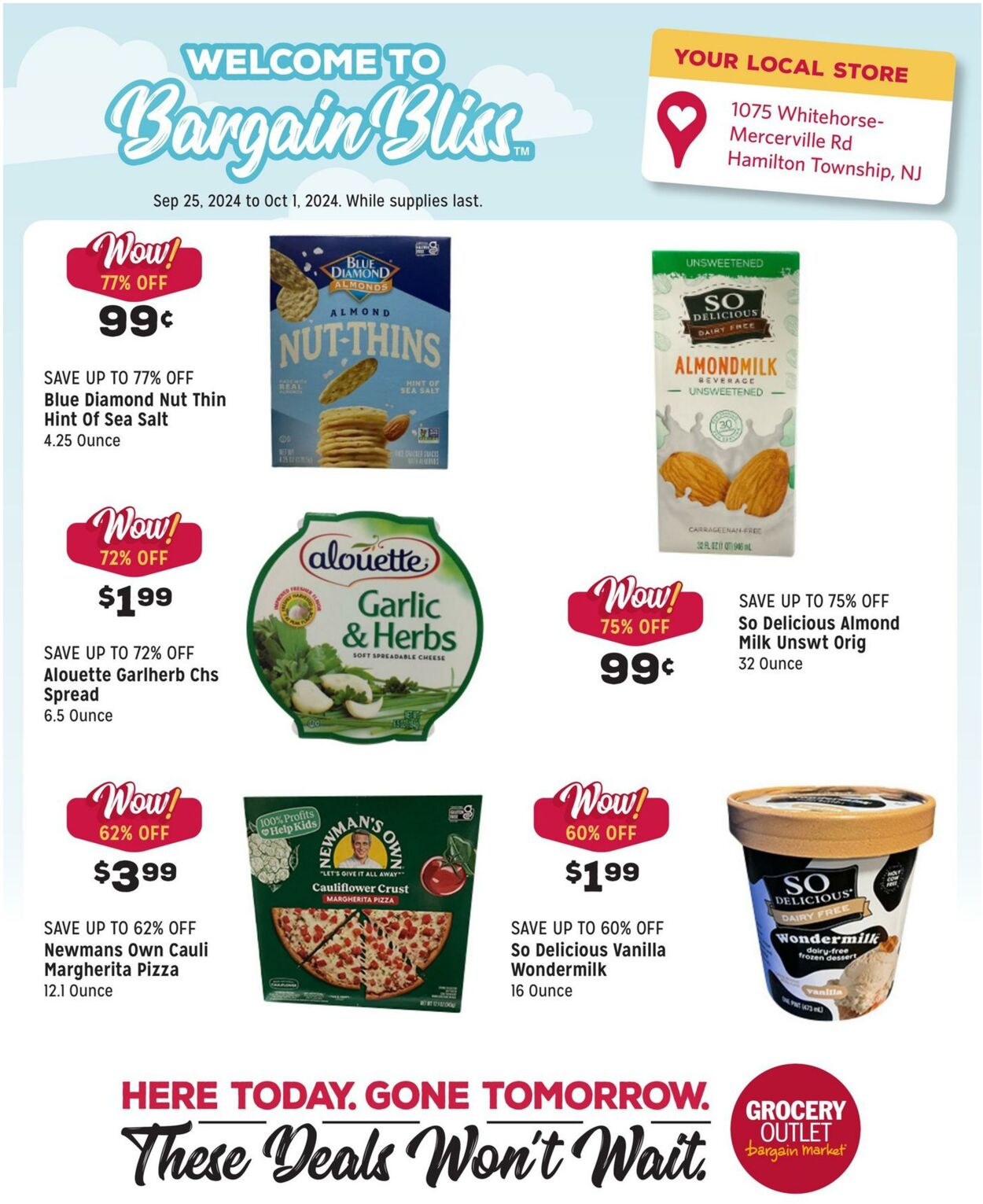 Weekly ad Grocery Outlet 09/25/2024 - 10/01/2024