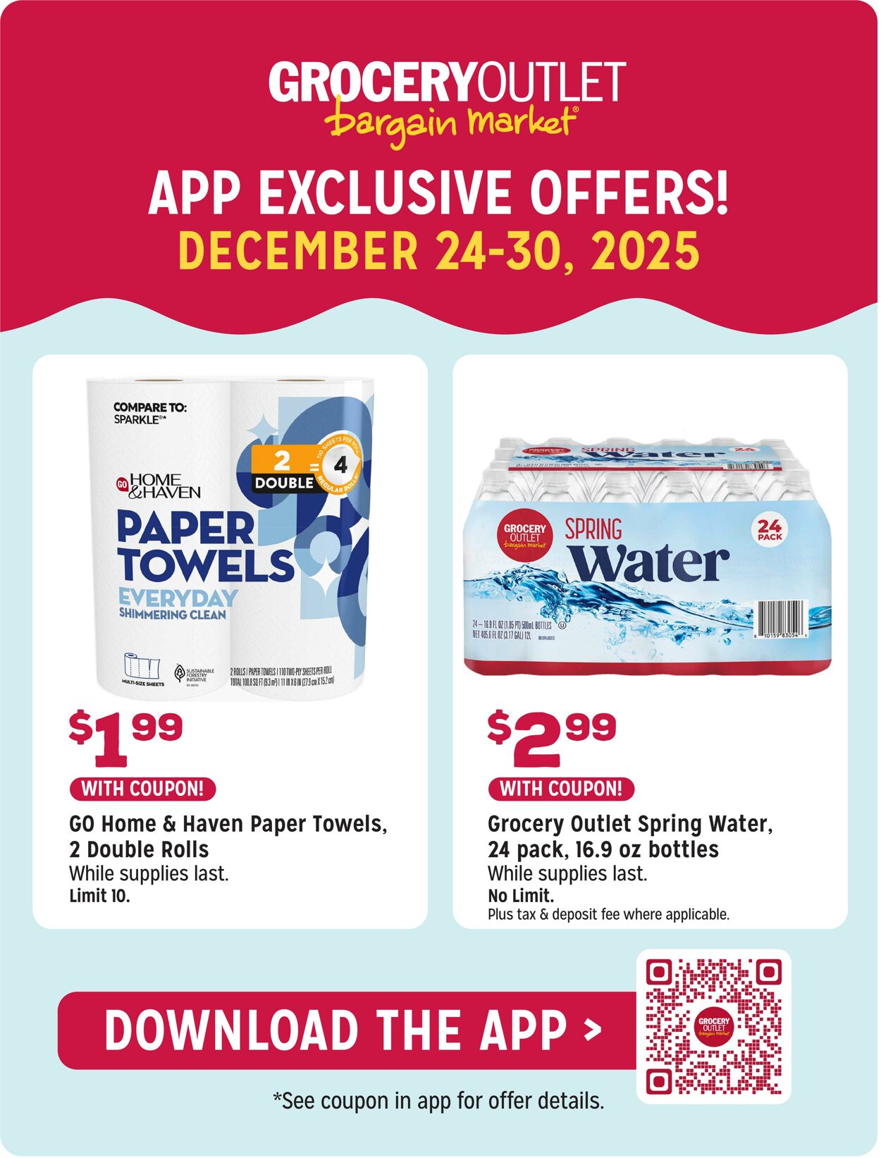 Weekly ad Grocery Outlet 12/24/2025 - 12/30/2025
