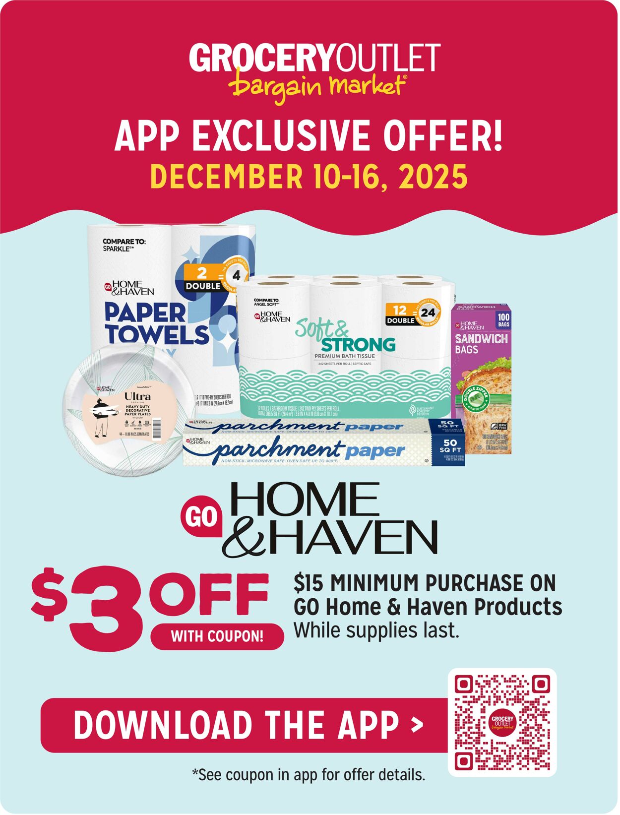Weekly ad Grocery Outlet 12/10/2025 - 12/16/2025