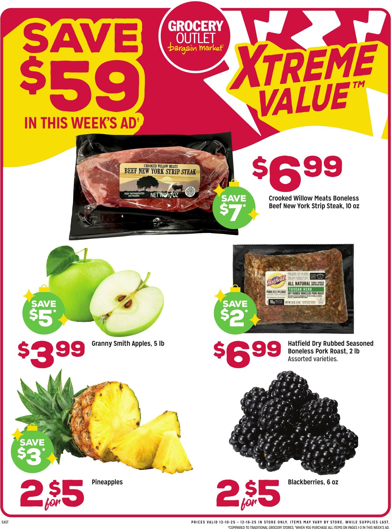 Weekly ad Grocery Outlet 12/10/2025 - 12/16/2025