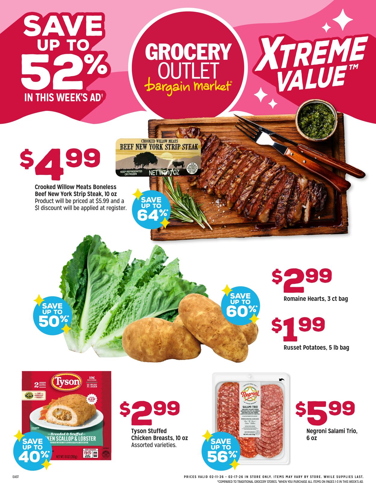 Weekly ad Grocery Outlet 02/11/2026 - 02/17/2026