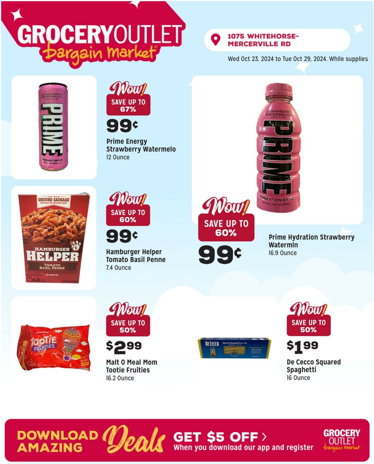 Weekly ad Grocery Outlet 10/23/2024 - 10/29/2024