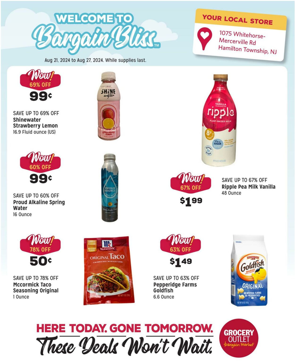 Weekly ad Grocery Outlet 08/21/2024 - 08/27/2024