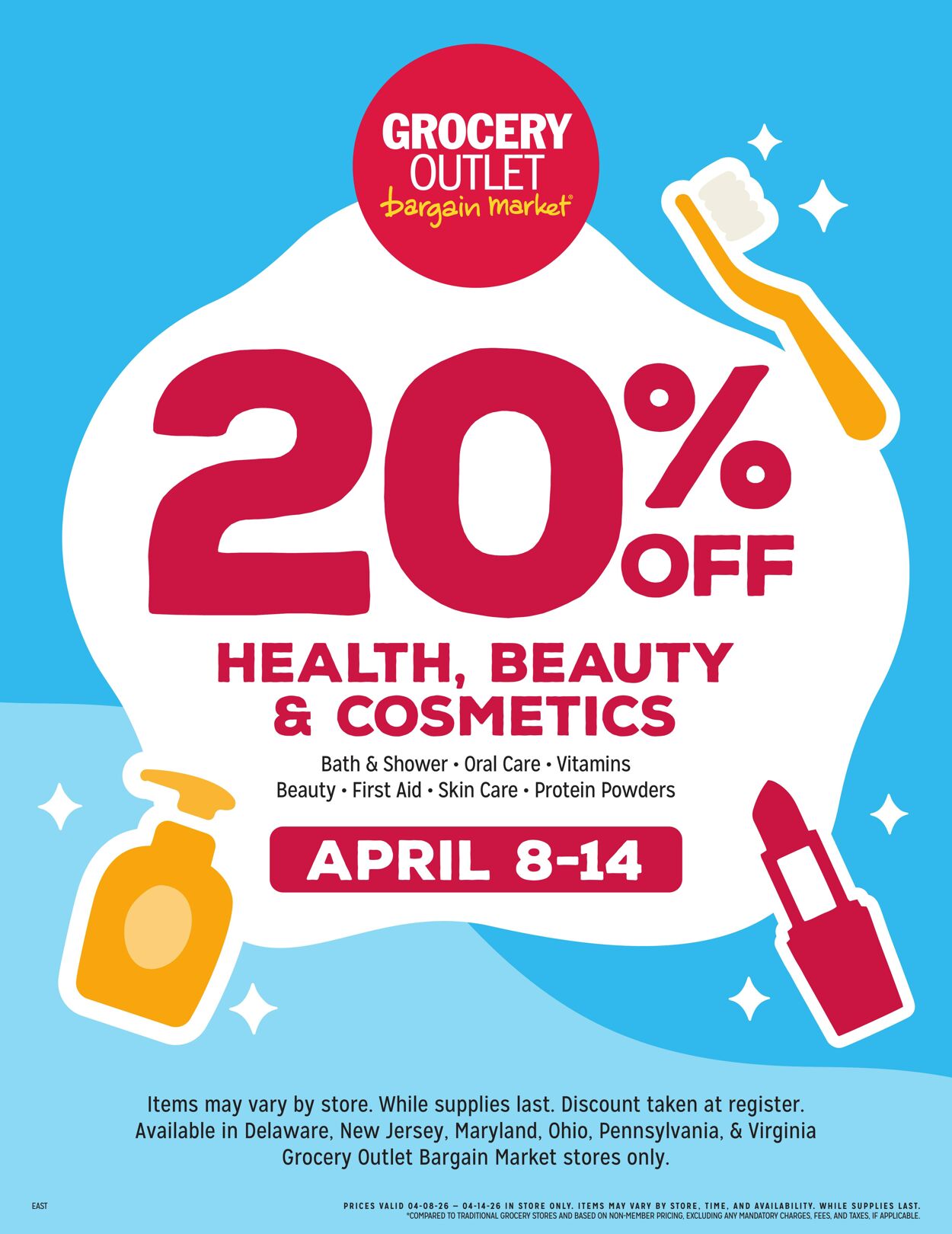 Weekly ad Grocery Outlet 04/08/2026 - 04/14/2026