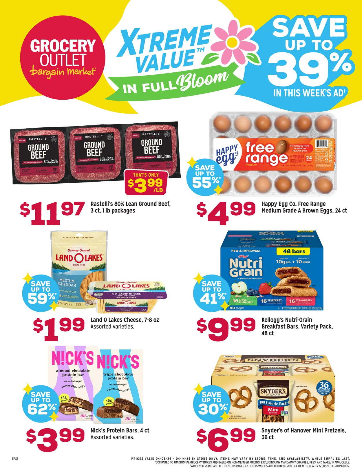 Weekly ad Grocery Outlet 04/08/2026 - 04/14/2026