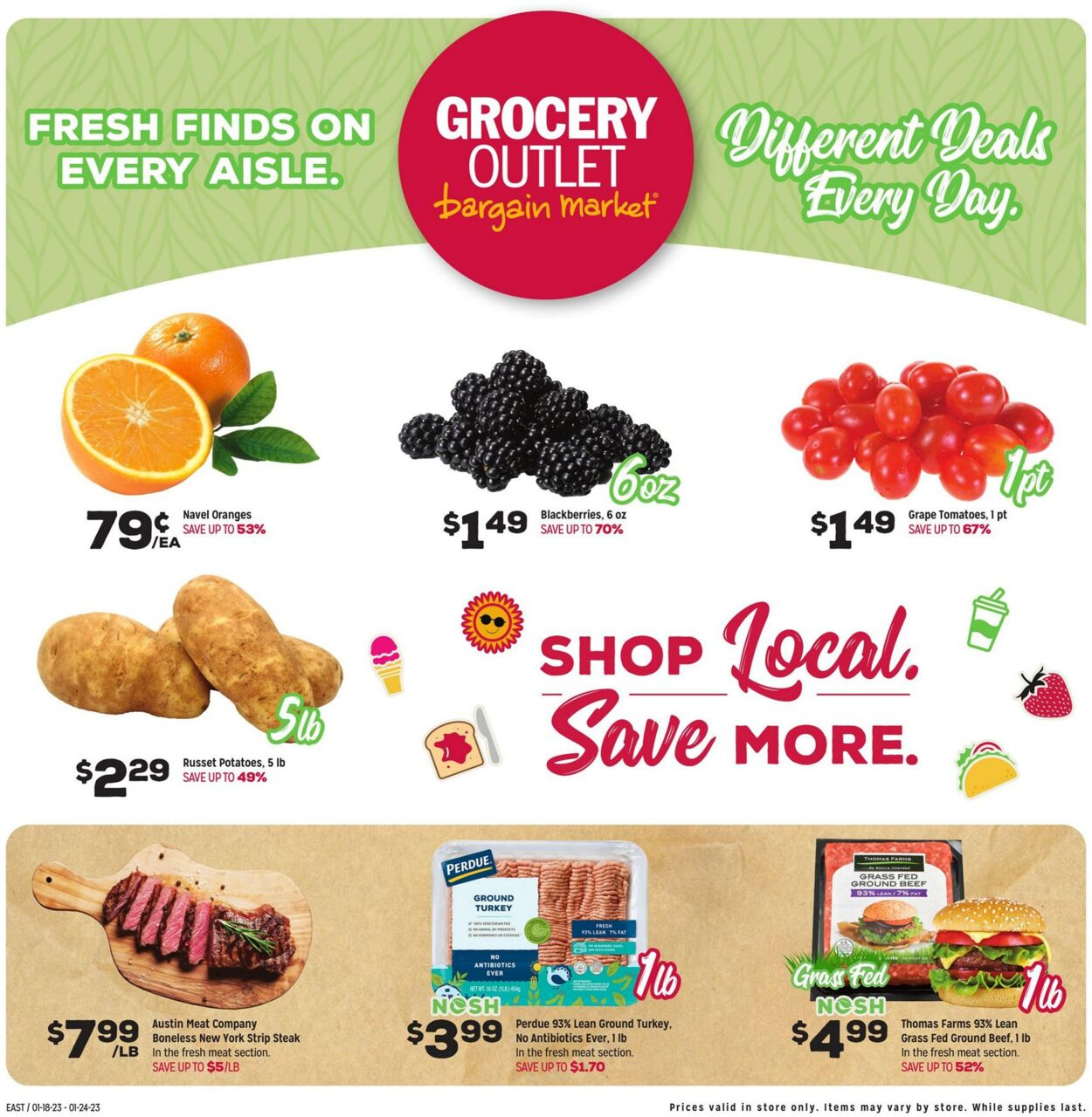 Weekly ad Grocery Outlet 01/18/2023 - 01/24/2023