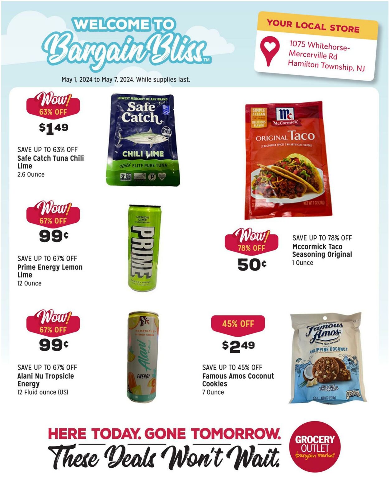 Weekly ad Grocery Outlet 05/01/2024 - 05/07/2024
