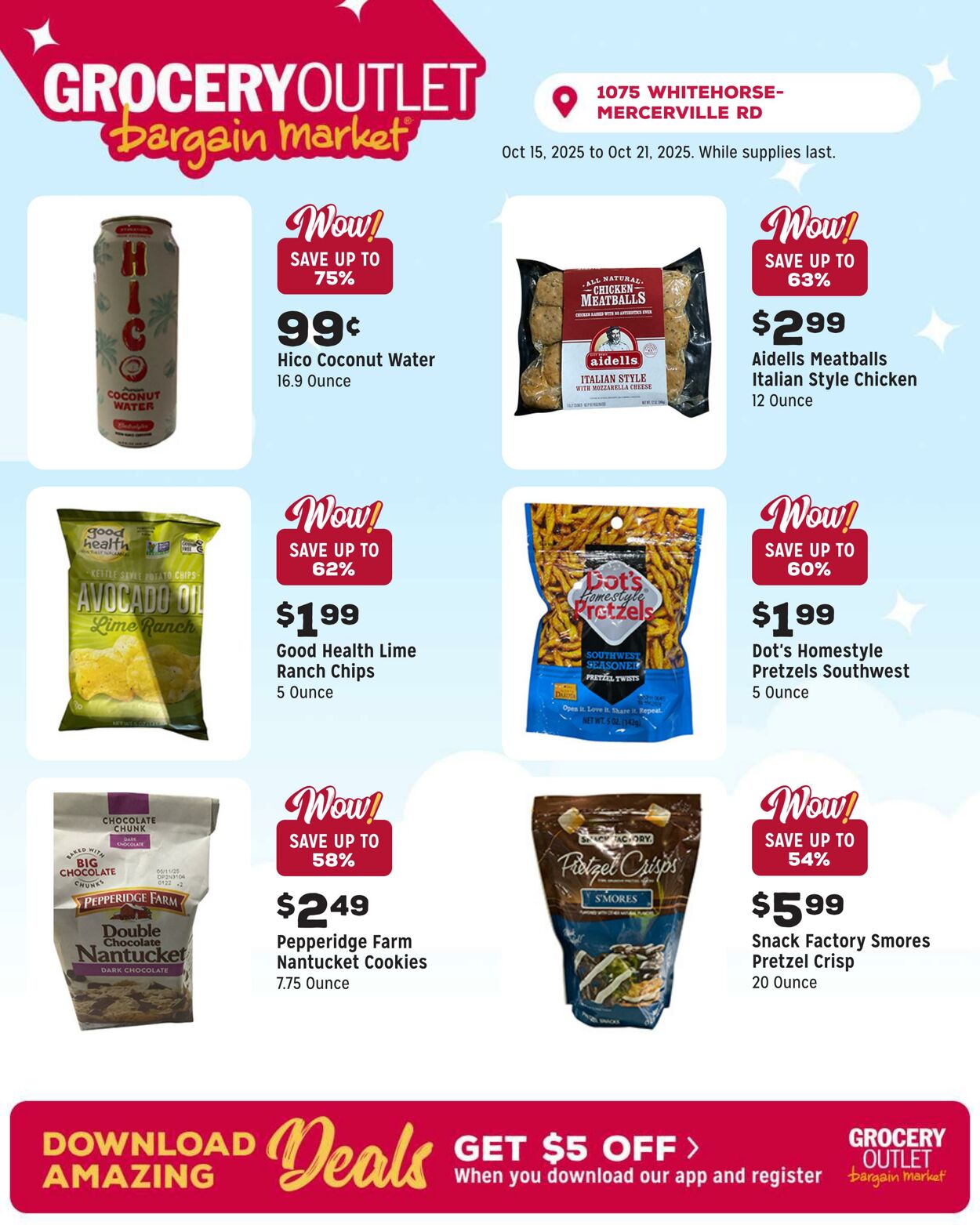 Weekly ad Grocery Outlet 10/15/2025 - 10/21/2025