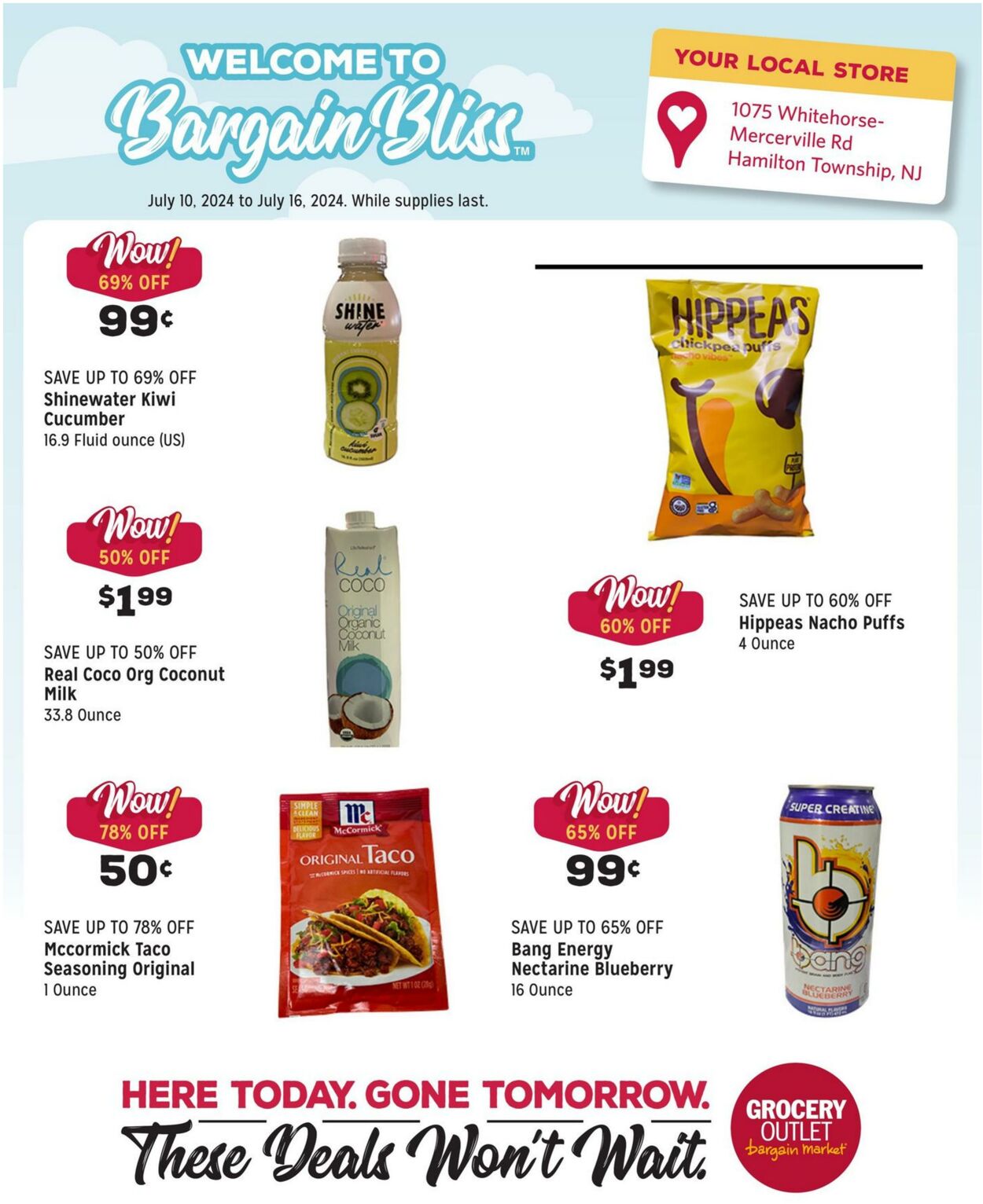 Weekly ad Grocery Outlet 07/10/2024 - 07/16/2024