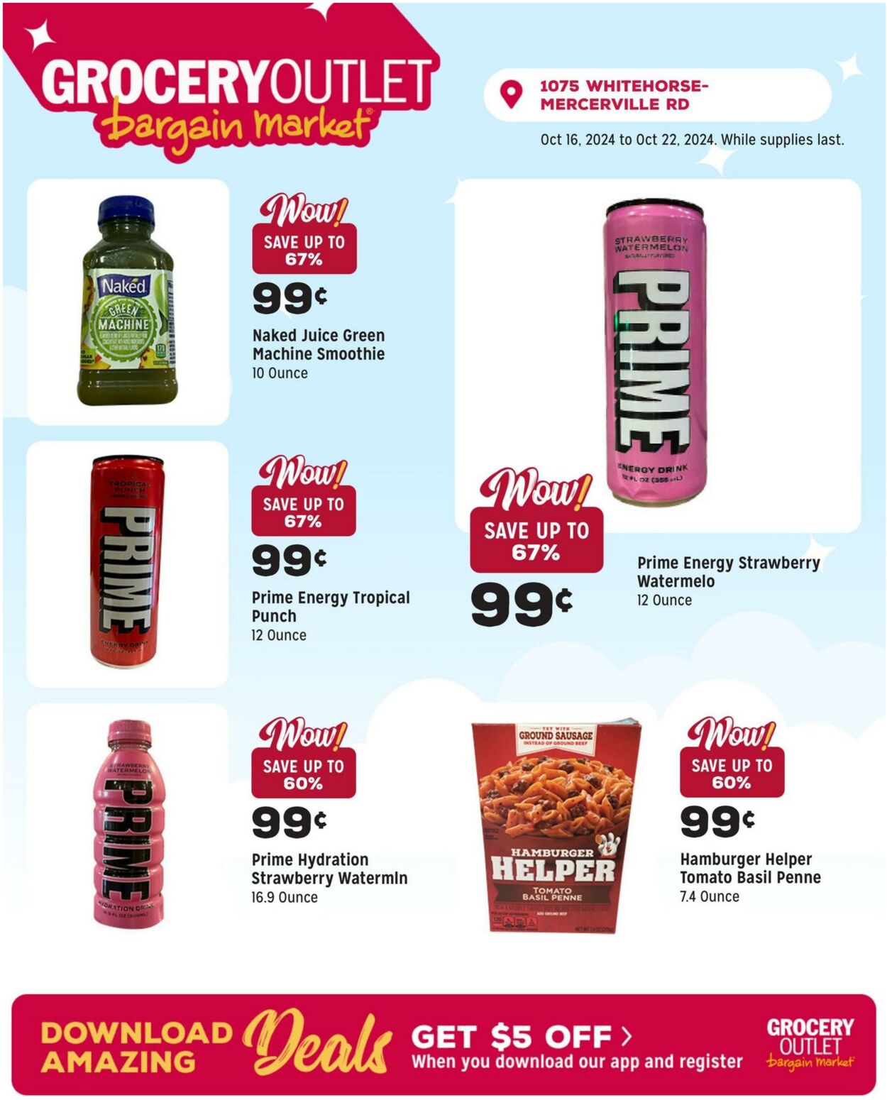 Weekly ad Grocery Outlet 10/16/2024 - 10/22/2024