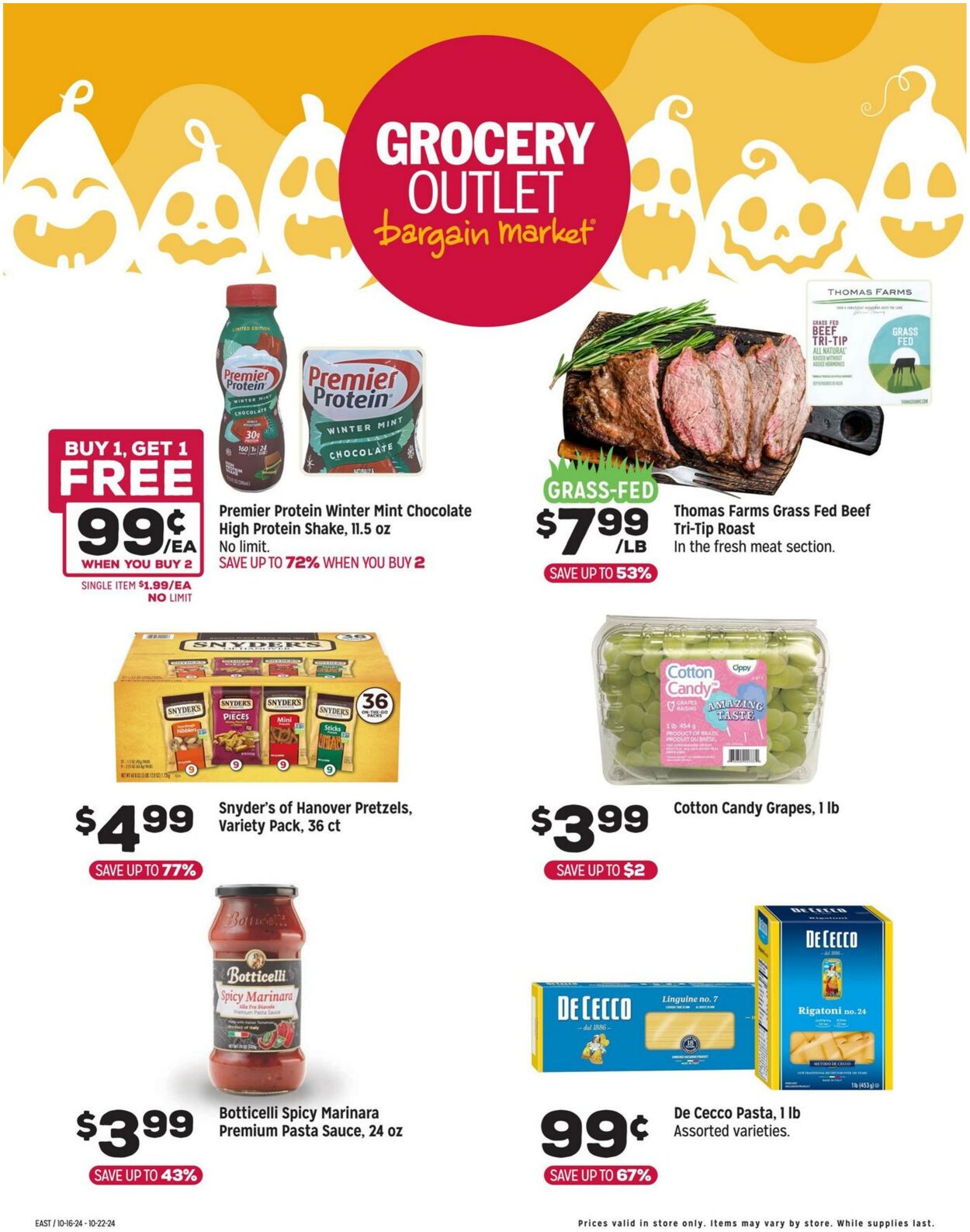 Weekly ad Grocery Outlet 10/16/2024 - 10/22/2024