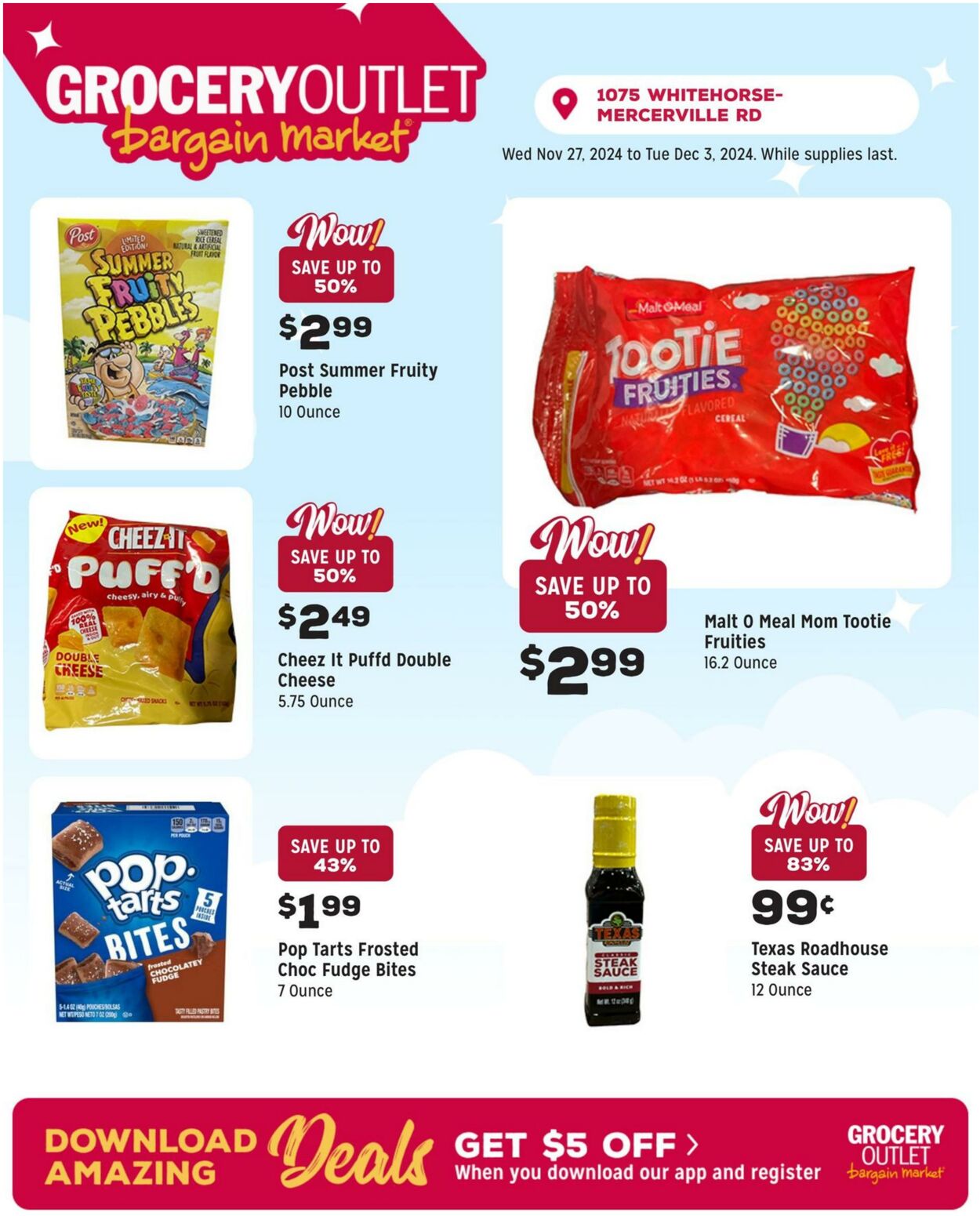 Weekly ad Grocery Outlet 11/27/2024 - 12/03/2024